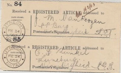 Natal - Recibo de inscripción primer año de funcionamiento Foto 1 de 2