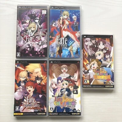 Fate/Extra CCC Unlimited Code Tiger Coloseum Upper 5Games set Sony PSP Japanese - Image 1 of 2