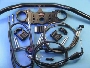 Kit De Manillar ABM Superbike YAMAHA YZF-R1 (RN12) | 04-06 | Negro - Picture 1 of 4