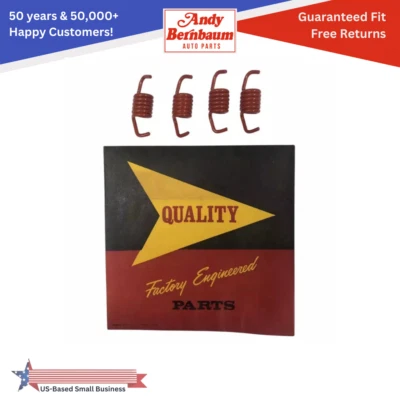 1957-1958 Dodge Plymouth Rear Wheel Drum Brake Shoe Return Spring Set 1674060 - Image 1 of 4