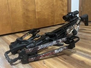 Barnett Hypertac 420 Camo Crossbow with 3 Arrow Side Mount Quiver - Picture 1 of 5