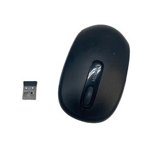 Microsoft Wireless - 1593 Black - 3-Buttons Optical Mouse w/ Transceiver - Picture 1 of 6