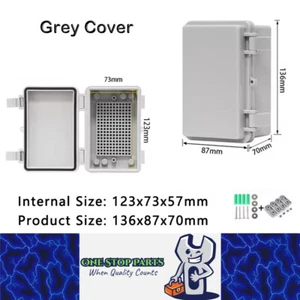 Waterproof Electrical Box 136x87x70mm Plastic Outdoor Enclosure Junction Box - Picture 1 of 13