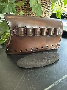 SASS, Cowboy Action, Leather Stock Cover, #1902, Winchester/Miroku 82 Crescent* - Picture 1 of 3