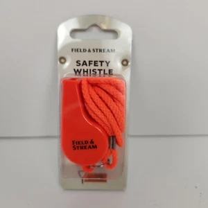 Safety Whistle with Lanyard - Orange New In Packaging -Meets USCG Specifications - Picture 1 of 4