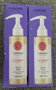 2 Pack Clarisma California Daily Cleanser Cool Ocean Breeze Imperfect Box 5oz B9 - Picture 1 of 2