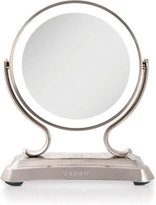 Zadro Glamour LED Lighted Makeup Mirror w/ Magnification & Swivel Head - Picture 1 of 8