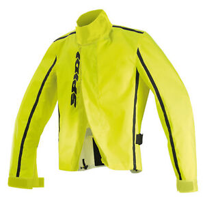 Spidi Gb Rain Gear Rain Cover Textile Motorbike Motorcycle Jacket Fluo Yellow