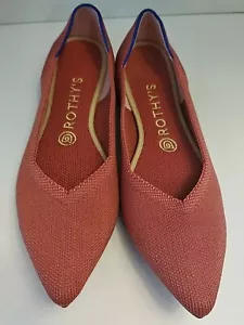 Ballerine Rothy's The Point Tropical Punch donna taglia 8 rosa corallo - Foto 1 di 9