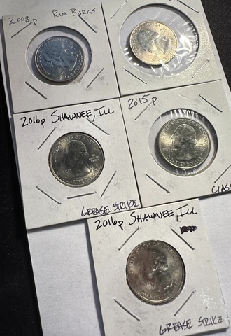 2008 To 2016 Washington Error Lot ~ Get All Coins Shown ~~ H94 Cover