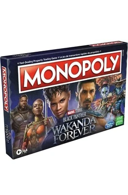 Monopoly Marvel Studios' Black Panther: Wakanda Forever Edition Board Game FAST - Image 1 of 2