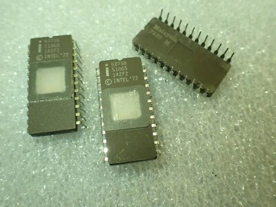 B2758 Intel UV Erasable, EPROM, 8K Ceramic 24pin UV Window NEW PARTS UKINSTOCK - Image 1 of 3