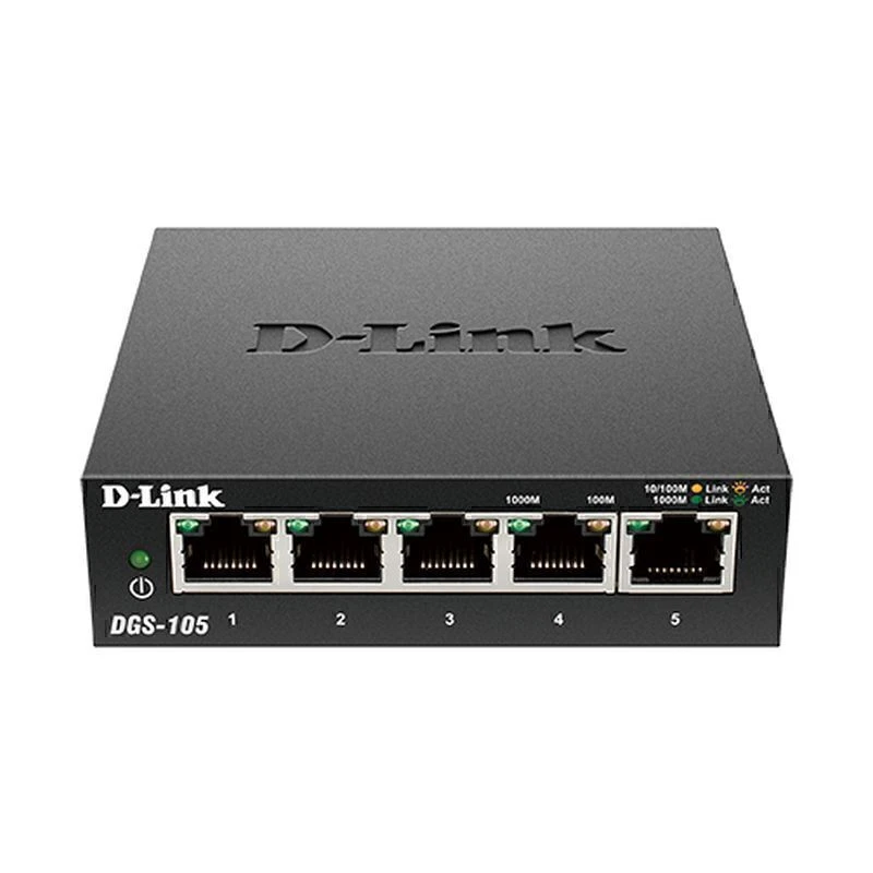 D-Link 5-Port Gigabit Desktop Switch   DGS-105 - image 1 of 1
