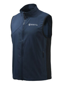BERETTA Men's Windshell Lightweight Breathable DWR Outdoor Vest - Colors & Sizes
