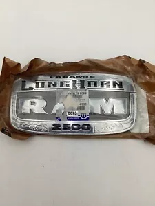 OEM NEW 2011-18 Mopar Laramie Longhorn 2500 Front Door Nameplate Right 68088778A - Bild 1 von 4