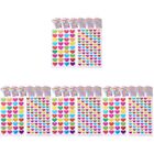  60 Sheets Valentines Day Stickers Colorful Hearts Cell Phone