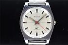 1970 VINTAGE BULOVA AUTOMATIC WHALE DIAL STAINLESS MENS WRISTWATCH TO SERVICE