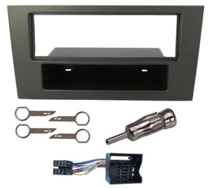 FORD MONDEO 2003-2007 STEREO DOUBLE DIN FASCIA FACIA PANEL FULL DIY FITTING KIT - Picture 1 of 1