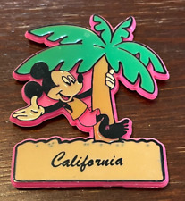 Vintage 1990 Disney Fridge Magnet Mickey Mouse California. 2.75"