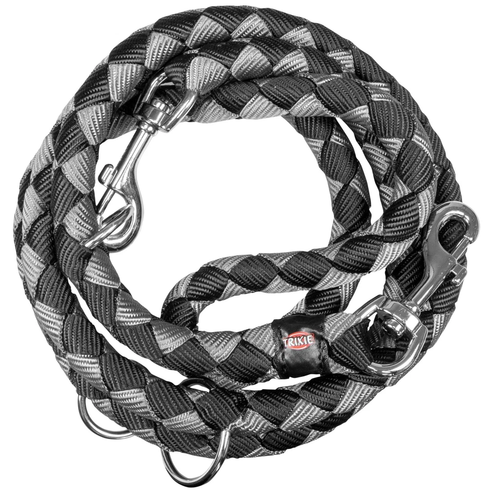 "Cavoflex" Rundleine Länge 2,0 m  3-fach verstellbar Hundeleine Rund geflochten  - Bild 1 von 1