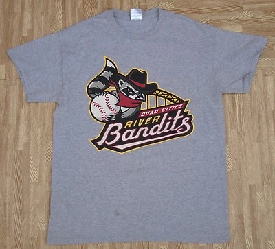 Conjunto de Camisa Quad City River Bandits Midwest League Para Hombre Mediana M Foto 1 de 4