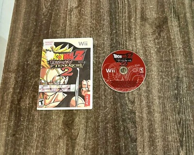 Dragon Ball Z: Budokai Tenkaichi 2 (Nintendo Wii, 2006) No Manual! Tested & Work - Image 1 of 4