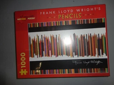 NEW Pomegranate Frank Lloyd Wright Pencil's Jigsaw Puzzle - OUT OF PRINT - Image 1 of 2