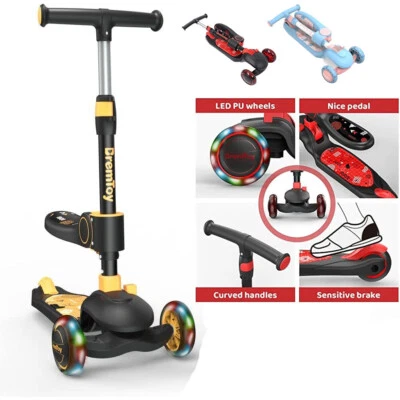 MARKENLOS Cityroller Kinderroller Scooter Roller Tretroller Kickroller Höhenverstellbarem