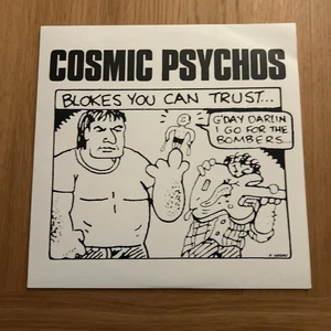 Cosmic Psychos -Blokes You Can Trust Go The Hack Records GTH 003 White Vinyl LP - Picture 1 of 4