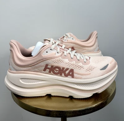 Hoka One One Bondi 9 Rose Latte Rose Cream 1162012-RLTT Womens New - Image 1 of 4
