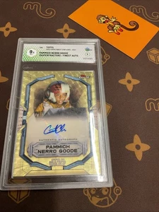 Topps Star Wars - Pammich Nero Goode - Authentic Autograph 1/1 - GRAAD 9.5 - Picture 1 of 4