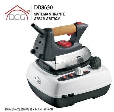 Ferro da Stiro Professionale a Caldaia DCG DB8650 2000W 3 Bar Vapore Potente - Imagen 1 de 2