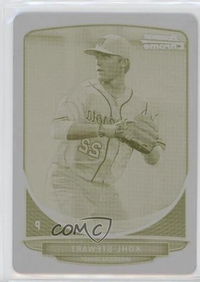 Placa de impresión amarilla 1/1 Kohl Stewart #BDPP2 x0y 2013 Bowman Draft Picks Foto 1 de 3