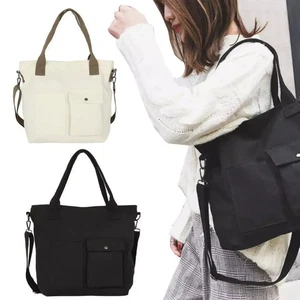 Women's Large Travel Shopping Bag Purse Handbag Ladies Tote Shoulder Cloth - Picture 1 of 10