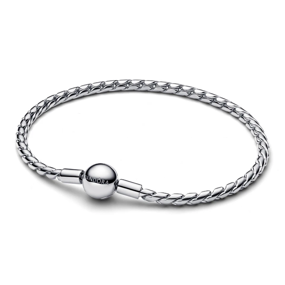 Pandora Armband Flügel-Kette Verschluss Rund Silber 594028C00-18 cm