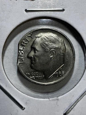 1968-D Roosevelt Dime~clipped Planchet~US Mint Error Coin - Image 1 of 4
