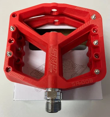 Pedales SRP SR-008 Cuerpo de Nylon Universal Eje Cromoly 5 Pines por Lado 309g Foto 1 de 4