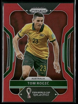 2022 Fifa World Cup Qatar TOM ROGIC /399 Red Prizm SP #287 AUSTRALIA N1270 - Image 1 of 3