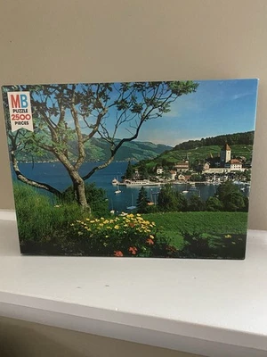 Rompecabezas de colección 1981 Milton Bradley 2500 piezas Grand Series #4870 Berner Oberland alemán Foto 1 de 4