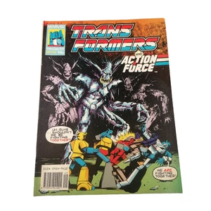 Transformers UK #247 Marvel UK 9th December 1990 Comic G1 GI Joe With Poster - Picture 1 of 14