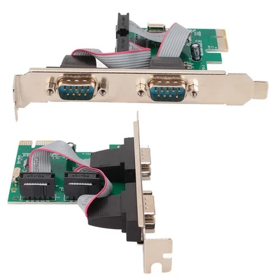 Pcie Expansion Card PCIE Serial Card Computer Desktop COM Port PCIE To RS232 - Image 1 of 4