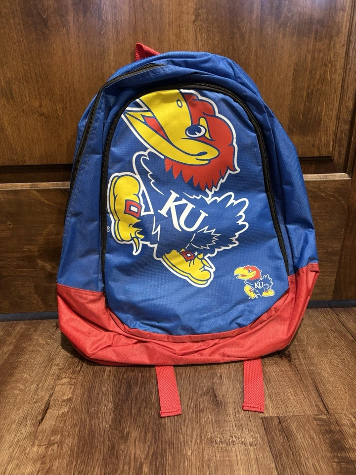 Forever Collectibles NCAA Kansas Jayhawks Core Structed Backpack - Image 1 of 3