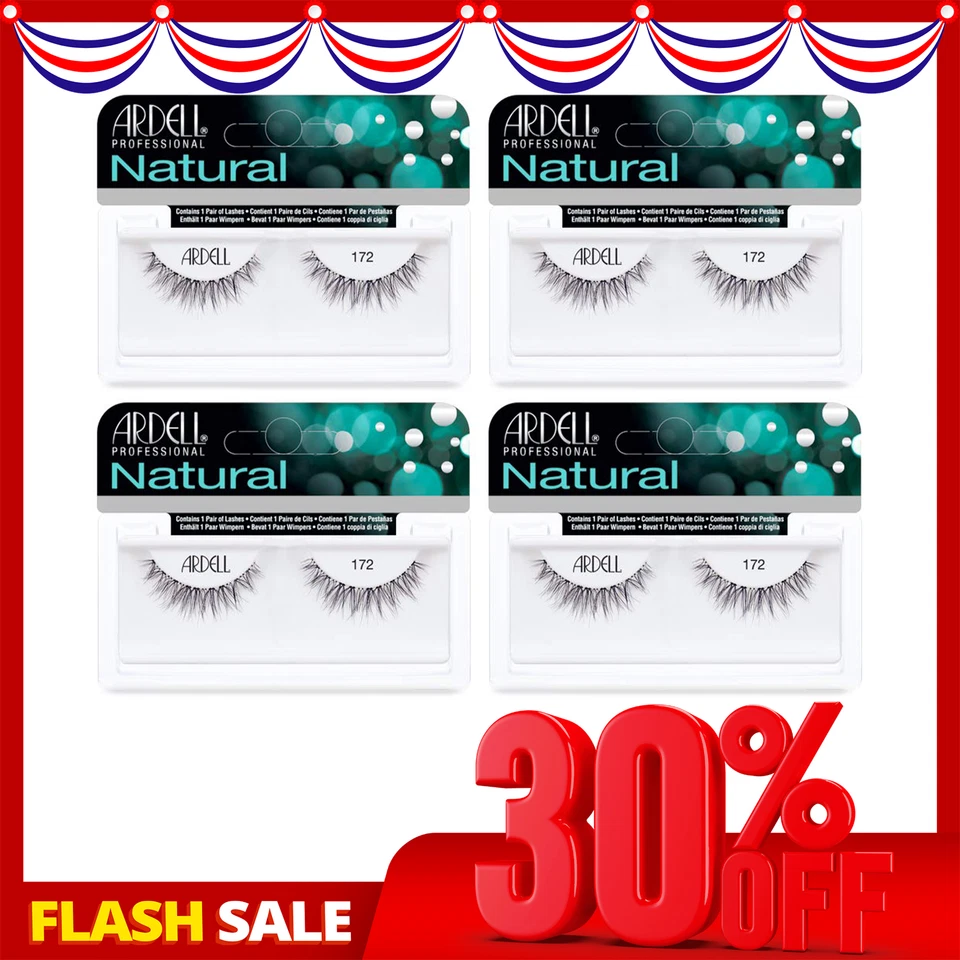 3 Ardell Natural 172 Black - False Eyelashes