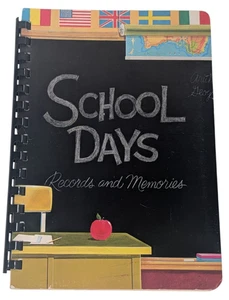 Vintage 60er Schultage Aufzeichnungen und Erinnerungen Notizbuch Buch Pre-K 12. Klasse 1962 - Bild 1 von 6