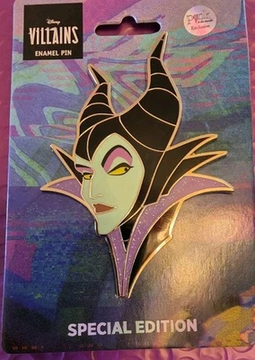 Prendedor Disney PALM Bella Durmiente Maléfica Edición Especial LE300**ENVÍO GRATUITO Foto 1 de 3