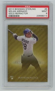 Nolan Arenado 2013 Bowman oro sterling rifrattore RC/50 PSA 9 #5 Colorado - Foto 1 di 2