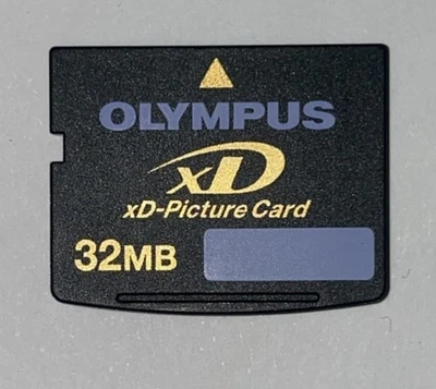 🔥 Olympus 🔥 xD Picture Card 32MB Memory Card (Fits Fujifilm)  TESTED ✅✅ - Image 1 of 2