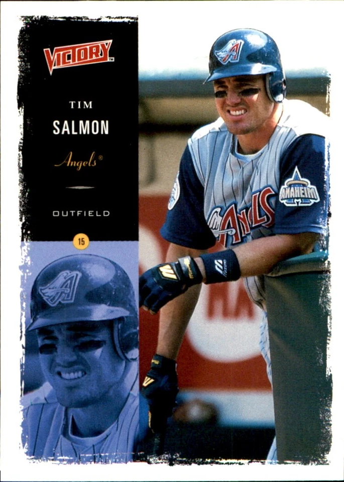 Tim Salmon 2000 Upper Deck Victory #3 Anaheim Angels FREE SHIPPING AutographDen - Image 1 of 2