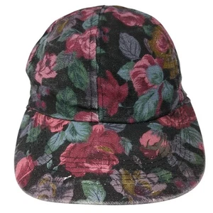 Unbranded Baseball Cap Multicolor One Size Allover Floral Print Blank Cotton - Picture 1 of 9