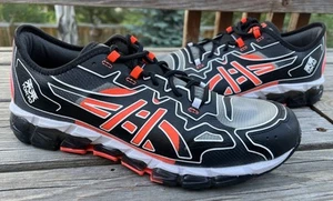Zapatillas de correr ASICS Gel Quantum 360 6 para hombre 10 Tokyo negras/rojas amanecer 1021A492 - Imagen 1 de 15